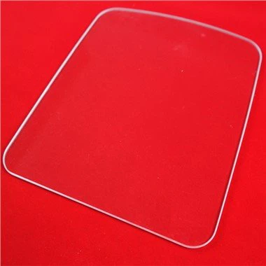 High Quality Silk Screen Tempered Frosted Tempered Glass Panels Cover For Lamp