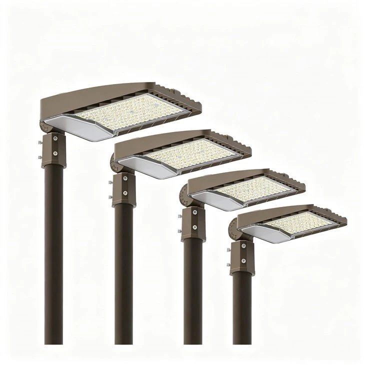LED Shoebox Light Fixture 100W‑300W Multiple Power Options Outdoor Area Light