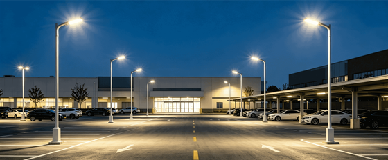Waterproof LED street light for parking lot Waterproof LED street light for parking lot